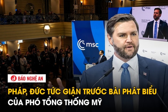 Pháp, Đức tức giận trước bài phát biểu của Phó Tổng thống Mỹ