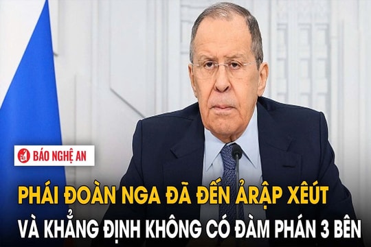 Phái đoàn Ngađến Ảrập Xêút và khẳng định không có đàm phán 3 bên