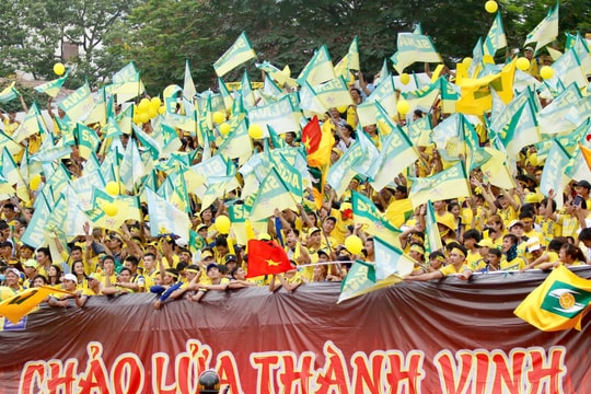 Cổ động viên Sông Lam Nghệ An tại miền Nam lên kế hoạch 'dát vàng' Gò Đậu, tiếp lửa đội bóng quê hương