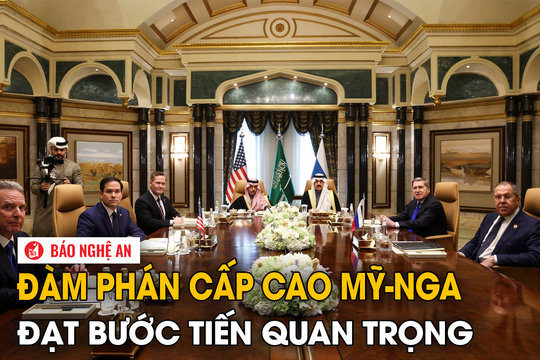 Đàm phán cấp cao Mỹ-Nga đạt bước tiến quan trọng