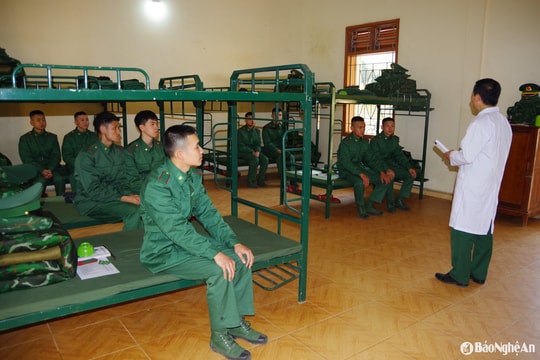 Chiến sĩ mới nhanh chóng hoà nhập môi trường quân ngũ