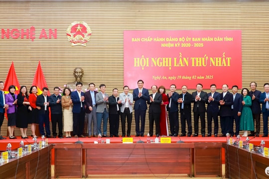 Hội nghị lần thứ nhất, Ban Chấp hành Đảng bộ UBND tỉnh Nghệ An nhiệm kỳ 2020 - 2025