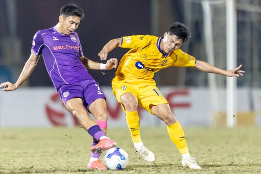 Những con số thống kê cặp đấu Becamex Bình Dương và Sông Lam Nghệ An