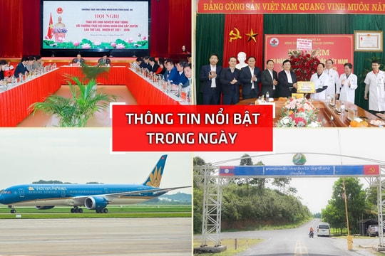 Nghệ An: Thông tin nổi bật ngày 21/2