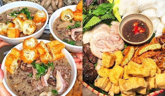 Cháo lòng, bún đậu mắm tôm lọt tốp món ăn đường phố ngon nhất khu vực