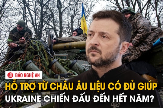 Hỗ trợ từ châu Âu liệu có đủ giúp Ukraine chiến đấu đến hết năm?