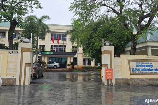 Giảm 10 đầu mối sau khi hợp nhất Sở Nông nghiệp & Phát triển nông thôn và Sở Tài nguyên & Môi trường Nghệ An