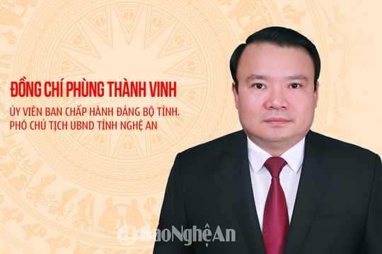 Infographic: Chân dung tân Phó Chủ tịch UBND tỉnh Nghệ An Phùng Thành Vinh