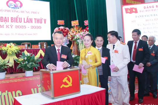 Đại hội Đảng bộ phường Hưng Phúc (TP. Vinh), nhiệm kỳ 2025 - 2030: Phấn đấu xây dựng đô thị văn minh, hiện đại, thân thiện