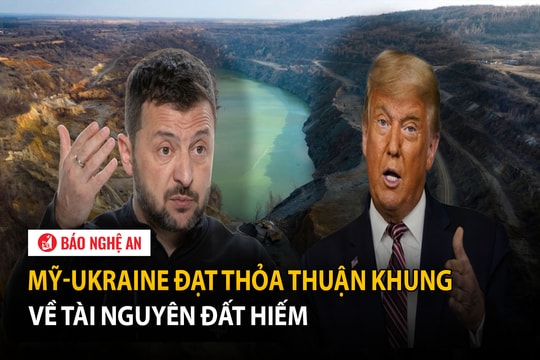 Mỹ-Ukraine đạt thỏa thuận khung về tài nguyên đất hiếm