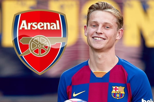 Arsenal "dốc hầu bao" 75 triệu Euro, quyết tâm chiêu mộ De Jong