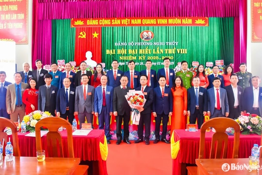 Đại hội đại biểu Đảng bộ phường Nghi Thủy, (TP. Vinh), nhiệm kỳ 2025 - 2030