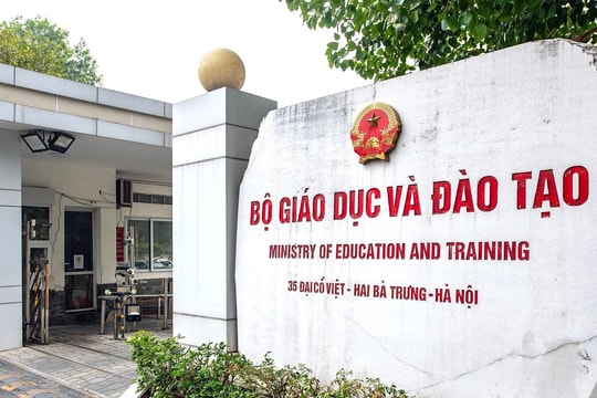 Bộ Giáo dục và Đào tạo giảm 5 đơn vị