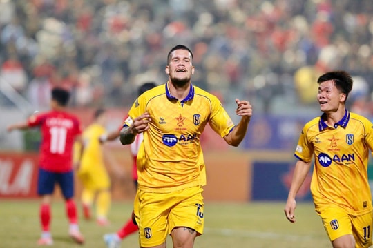 Những con số thống kê cặp đấu Sông Lam Nghệ An gặp Công an Hà Nội