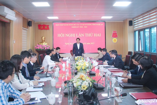 Ban Chấp hành Đảng bộ các cơ quan Đảng tỉnh Nghệ An thống nhất thành lập 20 tổ chức cơ sở Đảng trực thuộc