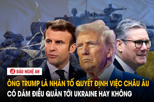 Ông Trump là nhân tố quyết định việc châu Âu có dám điều quân tới Ukraine hay không