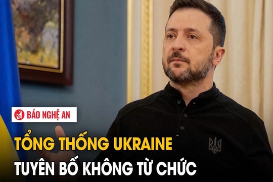 Tổng thống Ukraine tuyên bố không từ chức