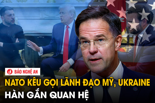 NATO kêu gọi lãnh đạo Mỹ, Ukraine hàn gắn quan hệ