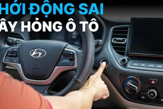 Thói quen khi khởi động khiến ô tô nhanh hỏng?