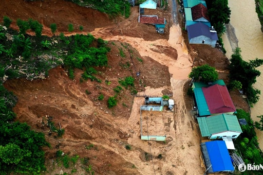 Nghệ An lên phương án di dời các hộ dân sinh sống tại khu vực nguy cơ lũ quét, sạt lở đất đến nơi an toàn