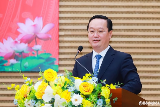 Bí thư Tỉnh ủy Nghệ An: Chung sức, đồng lòng, sẵn sàng gánh vác trách nhiệm vì mục tiêu phát triển