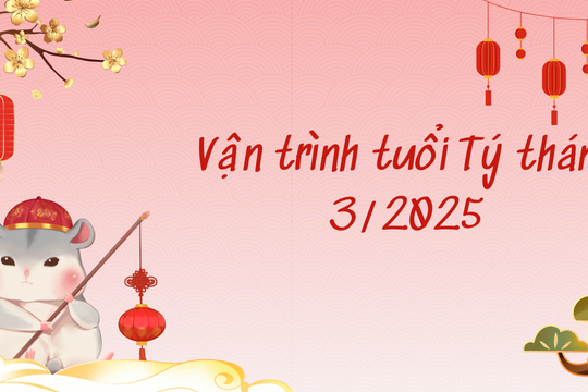 Vận trình tháng 3/2025 tuổi Tý: Cẩn thận sai lầm