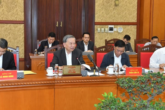 Tổng Bí thư Tô Lâm chủ trì Phiên họp Ban Chỉ đạo Trung ương về phát triển khoa học công nghệ