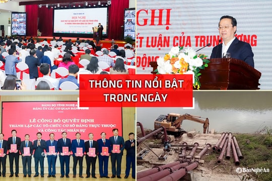 Nghệ An: Thông tin nổi bật ngày 4/3