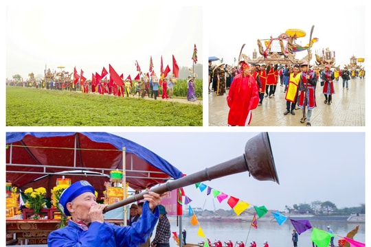 Trải nghiệm văn hóa sông nước tại Lễ hội Đền Thanh Liệt