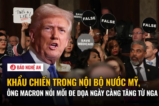 Khẩu chiến trong nội bộ nước Mỹ, ông Macron nói mối đe dọa ngày càng tăng từ Nga