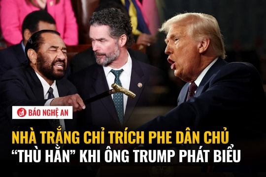 Nhà Trắng chỉ trích phe Dân chủ 'thù hằn' khi ông Trump phát biểu