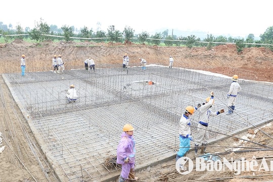 Tăng tốc thi công cụm dự án đường dây 220kV Tương Dương - Đô Lương - Nam Cấm