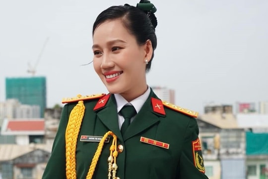 Nữ đại úy 'gây sốt' khi ghi danh Hoa hậu Hoàn vũ Việt Nam