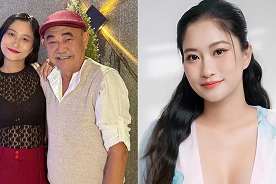 Bạn gái kém 36 tuổi của NSND Việt Anh tự tin khoe dáng