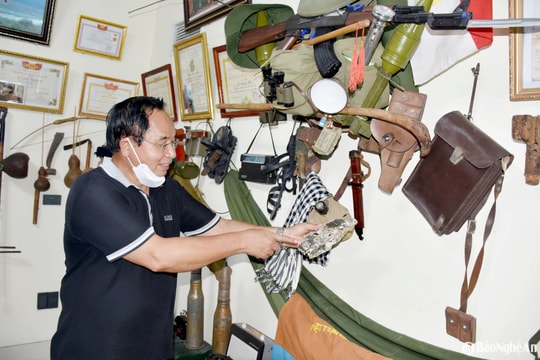 Kỷ vật chiến trường vô giá của những cựu binh Nghệ An