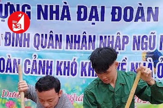 Nghệ An dẫn đầu cả nước trong việc xóa nhà tạm, nhà dột nát