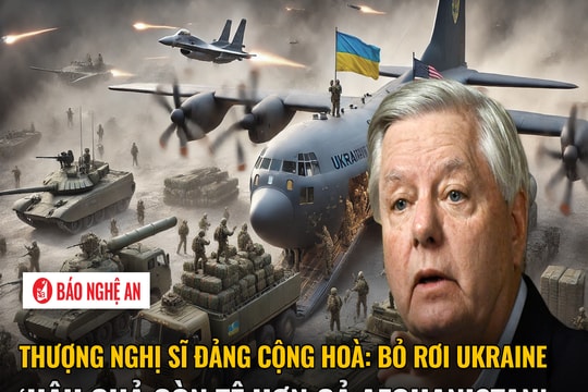 Thượng nghị sĩ đảng Cộng hoà: Bỏ rơi Ukraine ‘hậu quả còn tệ hơn cả Afghanistan’