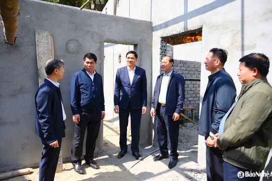 Xác định rõ trách nhiệm, thời gian, kết quả xây dựng nhà cho hộ khó khăn về nhà ở