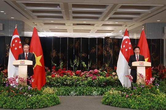 Tuyên bố chung về nâng cấp quan hệ Đối tác Chiến lược toàn diện giữa Việt Nam và Singapore