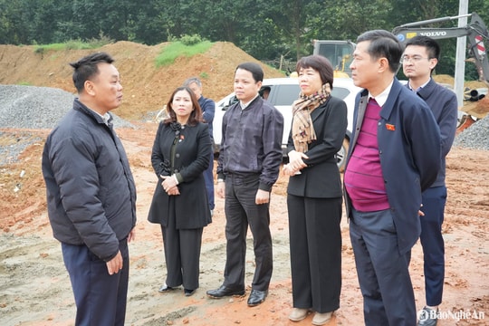 Đoàn đại biểu Quốc hội tỉnh Nghệ An giám sát việc bảo vệ môi trường tại Diễn Châu và Nghi Lộc