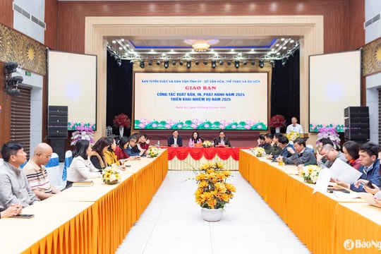 Cần khẩn trương lên kế hoạch chuyển đổi số công tác xuất bản, in, phát hành Nghệ An