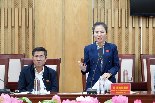 Đoàn đại biểu Quốc hội tỉnh Nghệ An làm việc với UBND tỉnh về giám sát chuyên đề bảo vệ môi trường