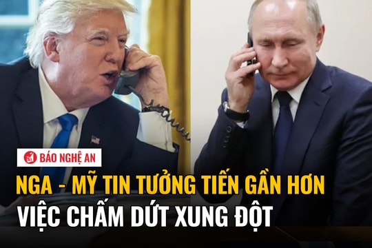 Nga - Mỹ tin tưởng tiến gần hơn việc chấm dứt xung đột