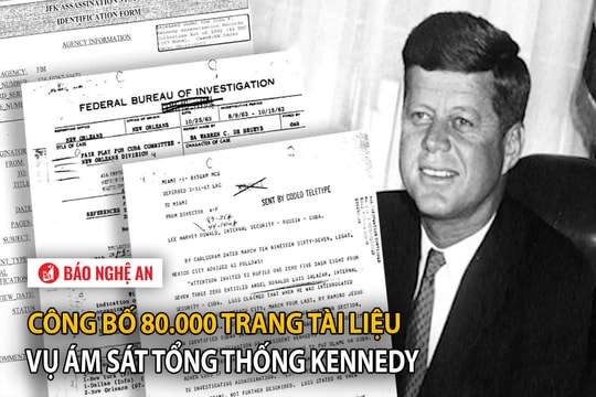 Công bố 80.000 trang tài liệu vụ ám sát Tổng thống Kennedy