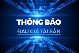 Thông báo đấu giá tài sản