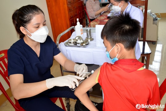 Nghệ An triển khai tiêm chủng vắc-xin phòng, chống dịch sởi cho hơn 58.000 trẻ