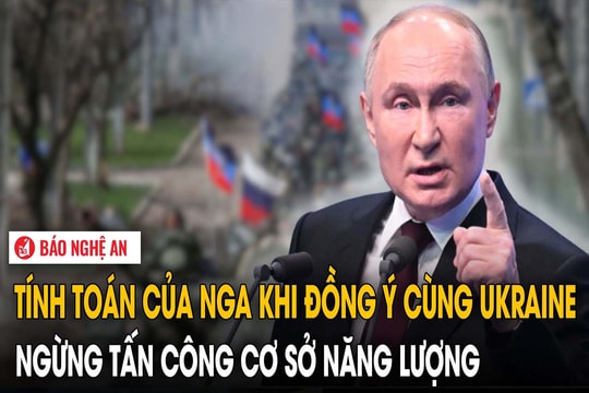 Tính toán của Nga khi đồng ý cùng Ukraine ngừng tấn công cơ sở năng lượng