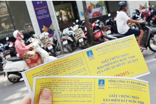 Mức phạt đối với hành vi không có bảo hiểm xe máy bắt buộc