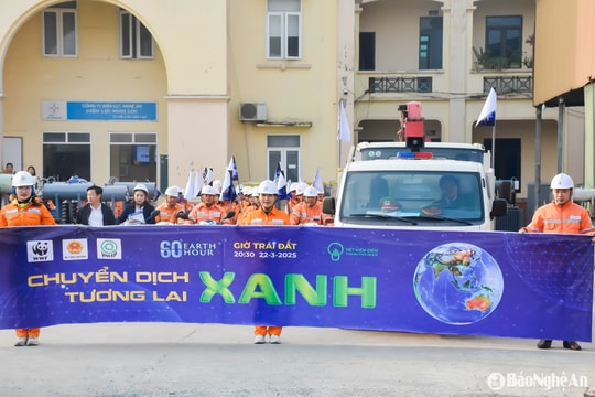 Công ty Điện lực Nghệ An triển khai nhiều hoạt động hưởng ứng 'Giờ Trái Đất' 2025
