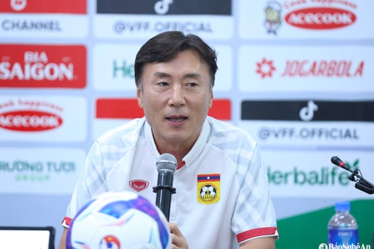 Huấn luyện viên Ha Hyeok-jun: ‘Đội tuyển Lào quyết tâm gây khó khăn cho tuyển Việt Nam’
